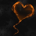 heart in flame